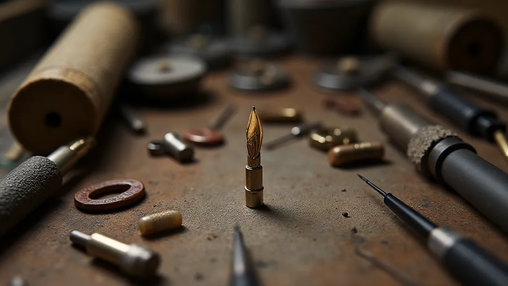 Antique nib manufacturing tools