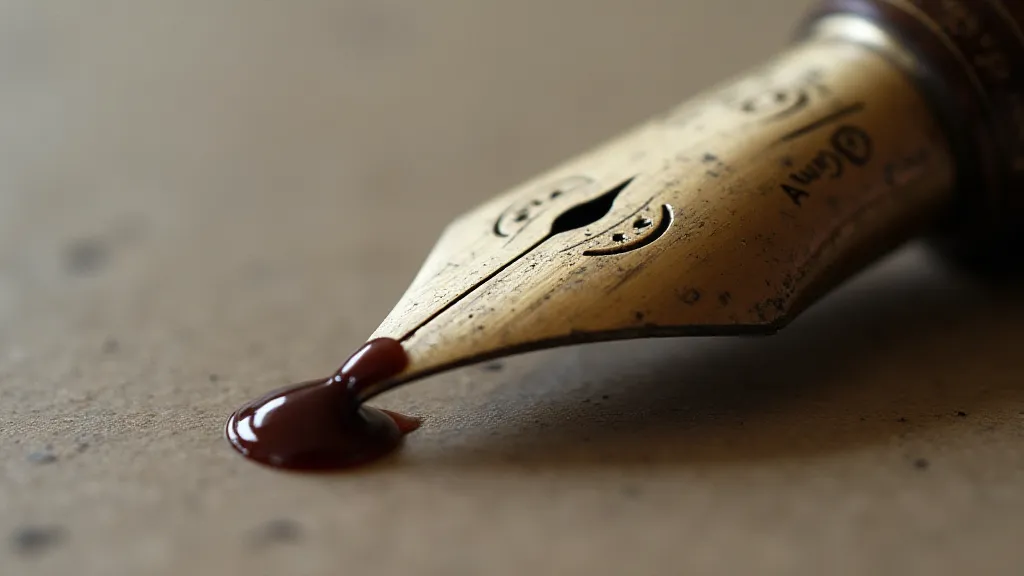 Vintage Pen Nib Detail